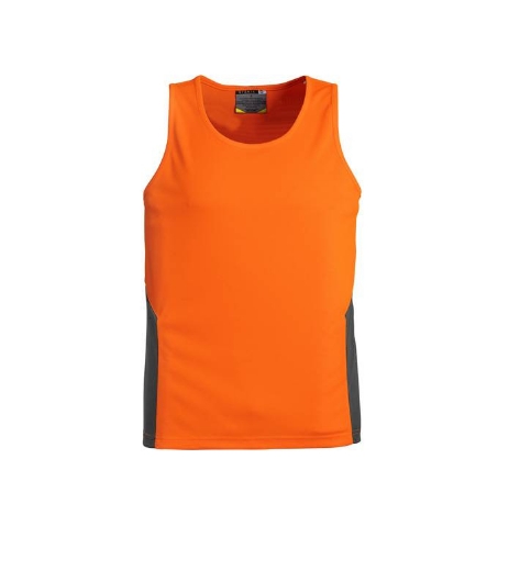 Picture of Syzmik, Unisex Hi Vis Squad Singlet